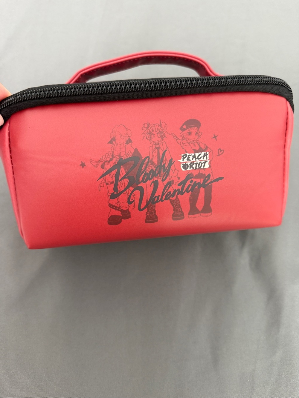 Peach Riot x Pop Mart Bloody Valentine Red Cosmetic Bag